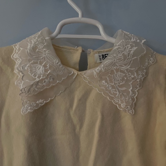 Pixie Market Lace Collar Sweater - Picture 2 of 5